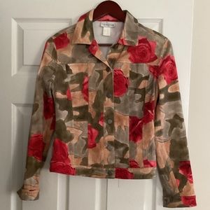 Floral Jeans Jacket